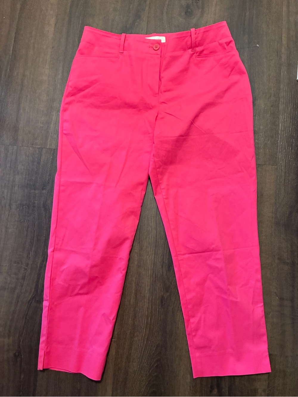 Talbots Women’s Size 10 Hot Pink Ankle Pants New Without Tags